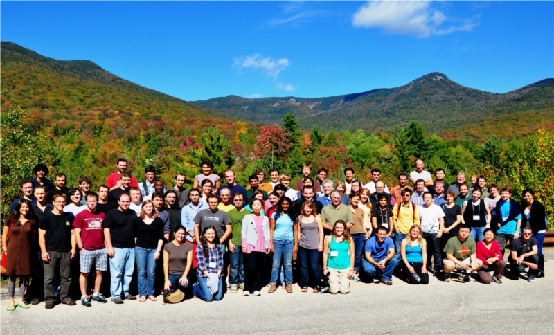 Group Photo, PAOC Retreat 2011 at the Mountain Club, NH - image credit: Allison Wing (click on the picture for a larger image)